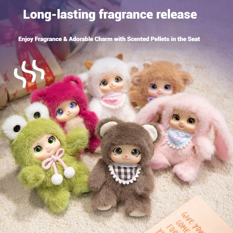 

Серия ароматов мультфильмов, милые животные, семейная виниловая кукла, слепая коробка, милая кукла-животное, брелок, кулон с ароматом, подарки-сюрпризы