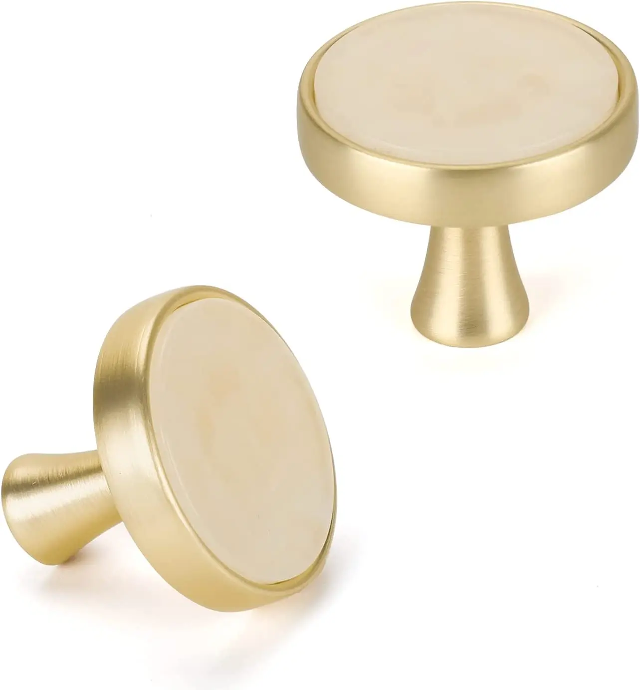 

Goldenwarm Brass Cabinet Knobs Drawer Knobs Gold Kitchen Cabinet Handle Dresser Hardware Brass Knobs for Cabinets Modern