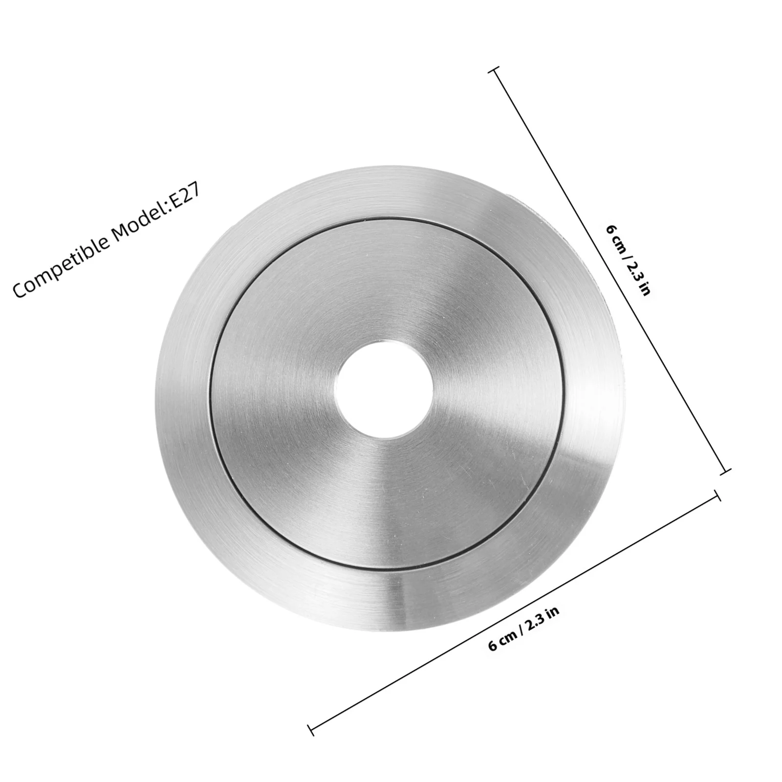 1 مجموعة 1 مجموعة الزجاج عاكس الضوء استبدال جزء العالمي المعادن تحديد حلقة ل الظل ختم طوقا ، غطاء المصباح تصاعد محول ، #4