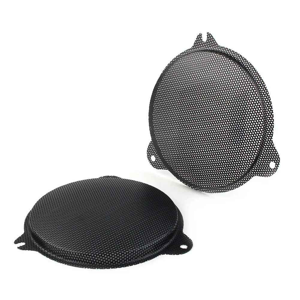 2 szt. Przedni głośnik motocykla siatkowe grille dla Harley Davidson Electra Glide 2014-2018 FLHT/X/CU/K owiewki głośnikowe z tkaniny — zdjęcie 6