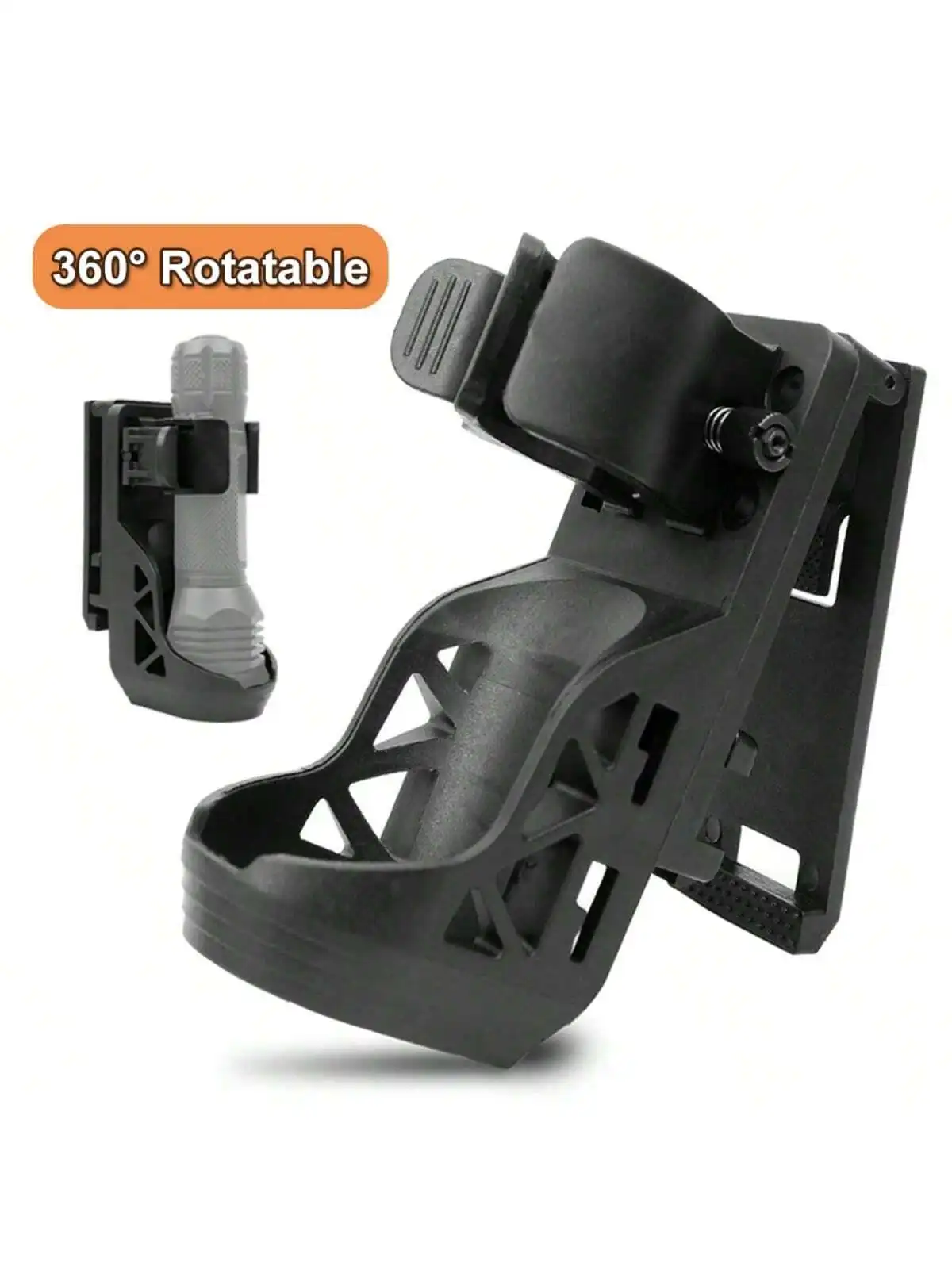 Tactical Flashlight Holster with Lever Side Lock System set General torch set 360° rotating plastic torch set set quick unplug