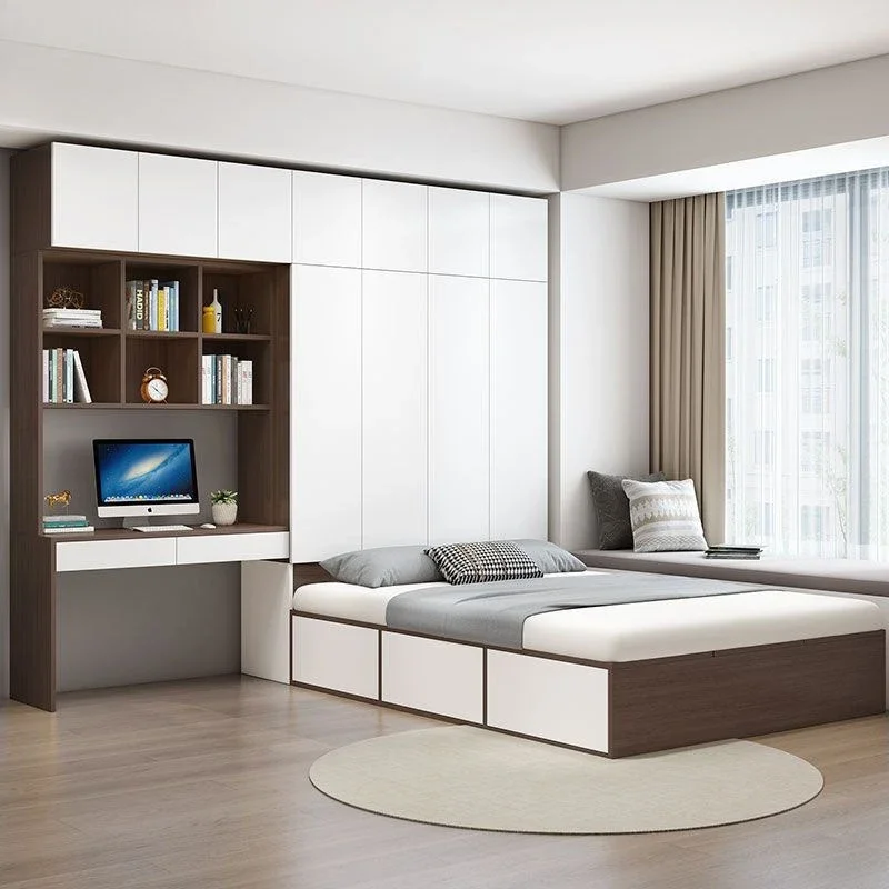 Tatami, ménage, chambre à coucher, chambre d'enfant, bois massif, armoire, lit petit appartement