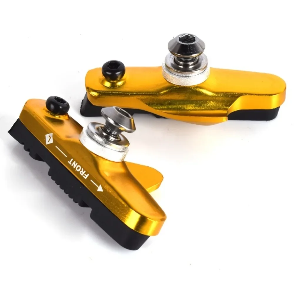 高品質のアルミニウム合金製自転車ブレーキパッド、マウンテンバイクとロードバイクに適しています。