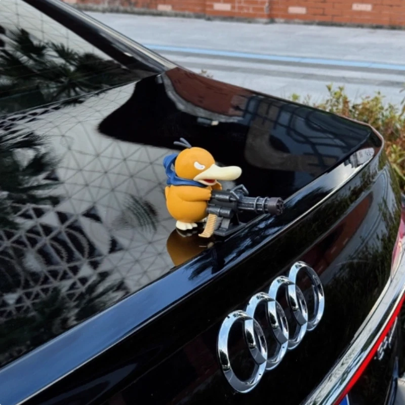 الكرتون البوكيمون جاتلينج بندقية سيدوك الدائمة الموقف عمل الشكل جمع نموذج سيارة زخرفة سطح المكتب ديكور لعبة مفاجأة هدية