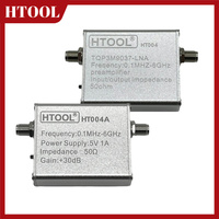 HT004 Ultra Low Noise Amplifier (LNA) Module for RF & Software Defined Radio SDR,Wideband 0.1MHz-6000MHz,20dB,30dB Gain Typical