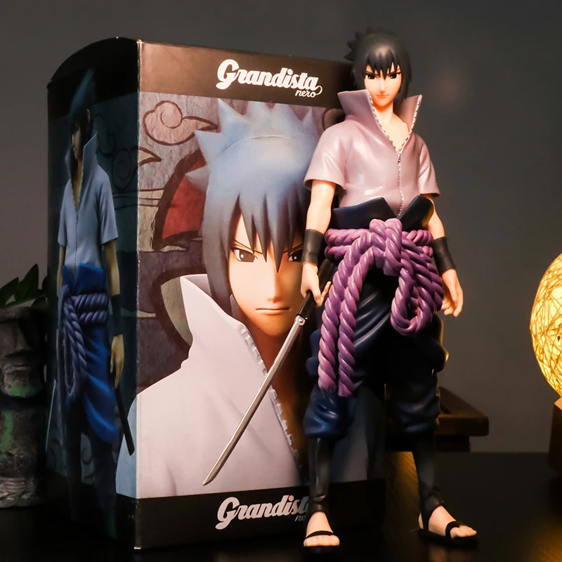 Bandai-Figurine NarAAFigure Japonaise Authentique pour Garçon, Uchiba, Itachi, Manji, Sasuke, Ornement, Cadeau d'Anniversaire, Anime