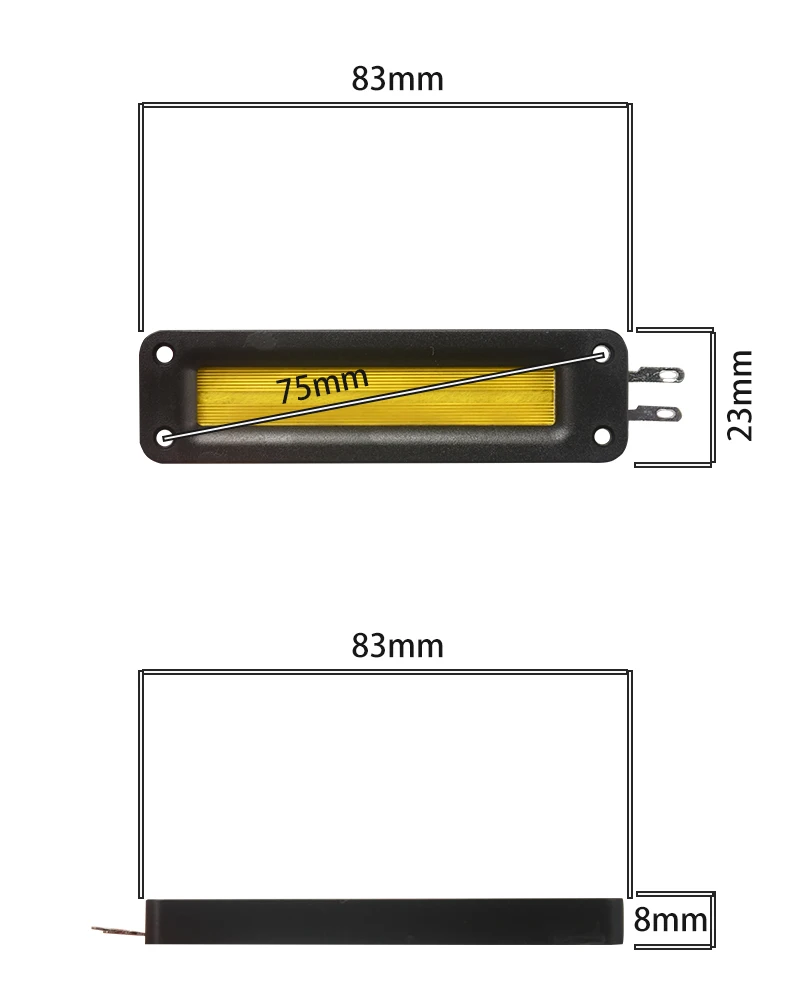 جديد HIFIDIY LIVE r AL28 hifi 3 بوصة مكبر الصوت وحدة 6 أوم 20 واط ثلاثة أضعاف مكبر الصوت سوبر حزام نوع مكبر الصوت العالي