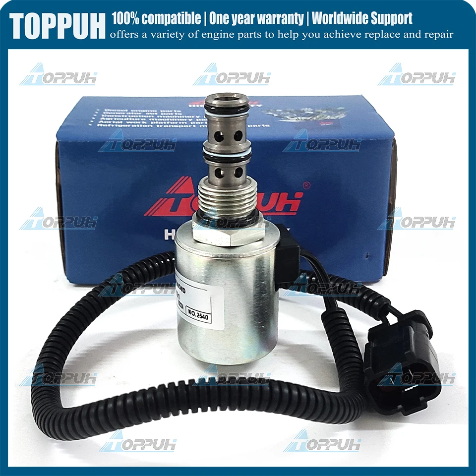 24V 20Y-60-22121 20Y6022121 Solenoid Valve For Komatsu PC-6 PC150LC-6 PC200-6 PC210-6 PC290-6 PC450LC-6K Engine 6D95