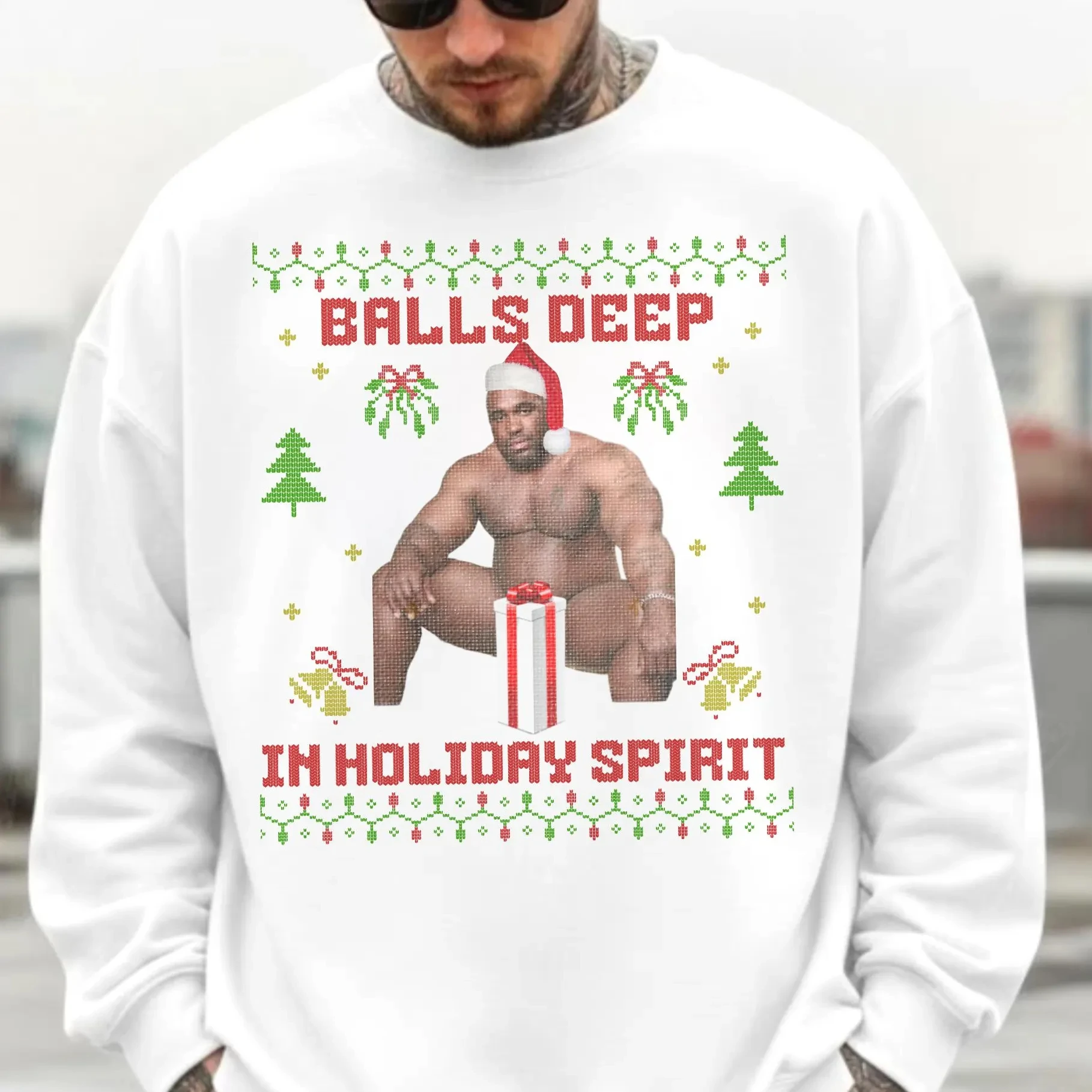 Eu tenho grande pacote para você Barry Wood Meme pulôver masculino gola redonda moletom estampa 3D casual ajuste relaxado outono inverno tops