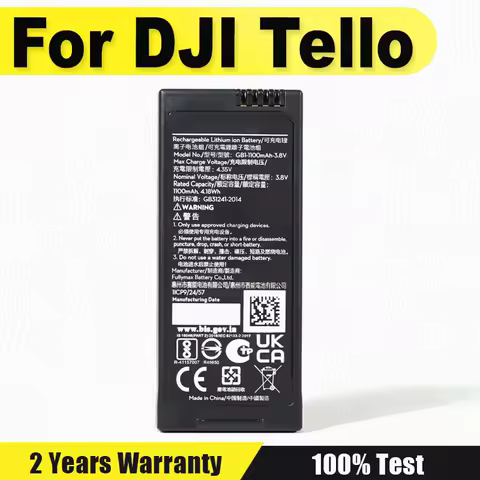 FOR DJI Tello Battery / Drone Tello3.8v 1100mAh New Battery Charger Charging for Dji Hub Tello Flight Battery Accessories