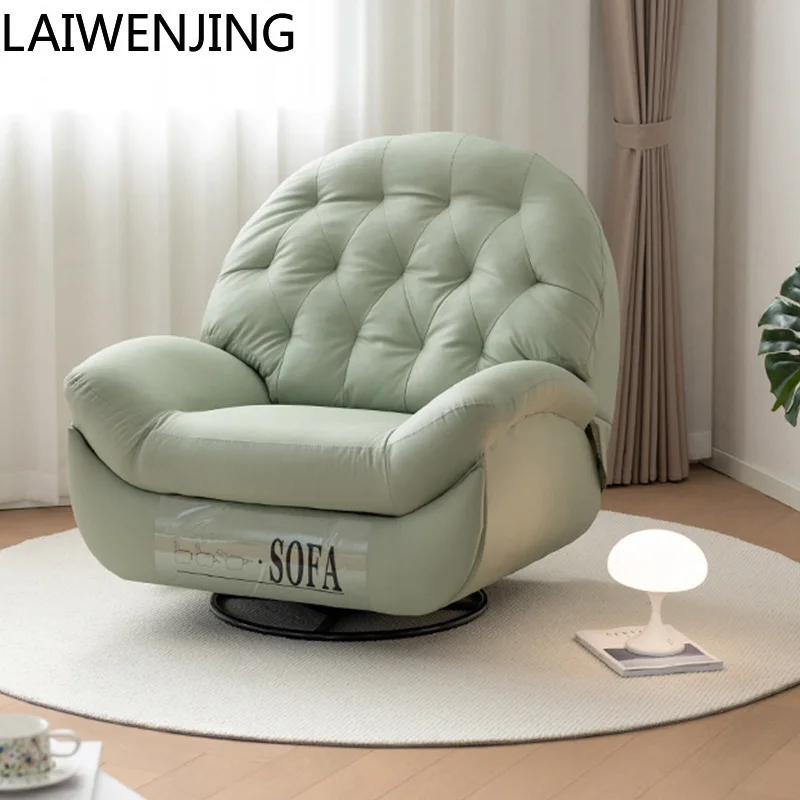 

MJY Single Sofa Living Room Bedroom Rotatable Sofa Seat Recliner Rocking Chair