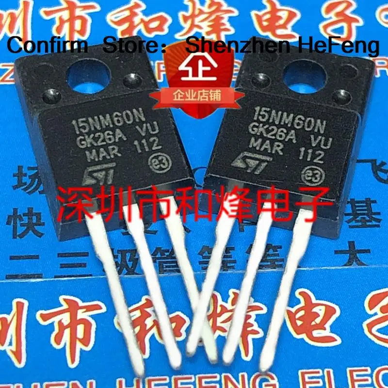 5PCS-10PCS 15NM60N STF15NM60N TO-220F 600V 14A  Original On Stock Quicky Shipping