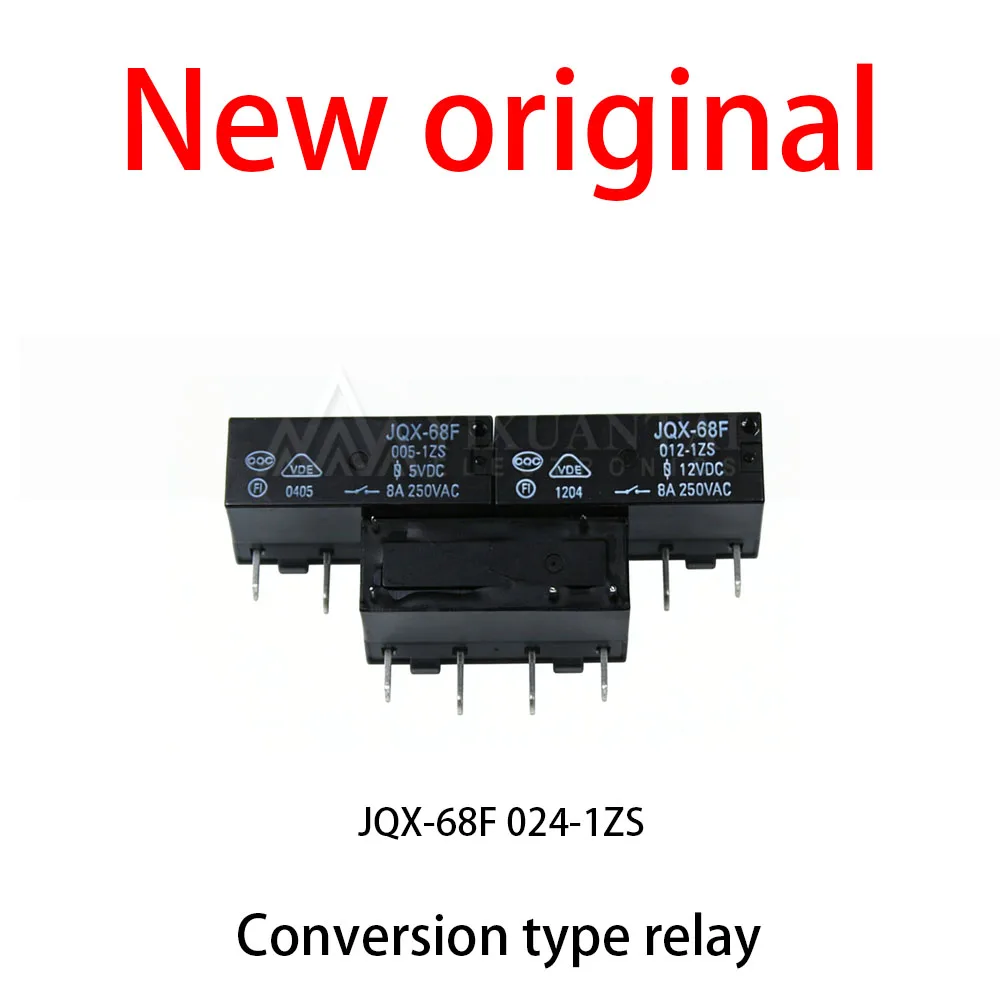10Pcs/Lot New original JQX-68F 024-1ZS Conversion type relay