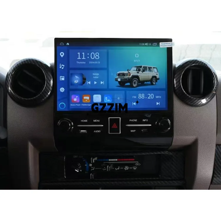 Car Accessories Holder Car Center Armrset Cup Holder Centre Console for Toyota Land Cruiser LC79 LC76 Center Control view 6