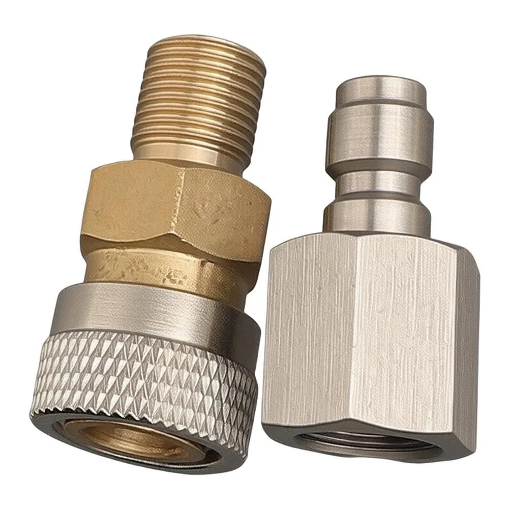 1/8 For BSP Quick Coupler Adaptor for Air Filling Charging Hose Compatible with Standard Pneumatic Tool Interfaces