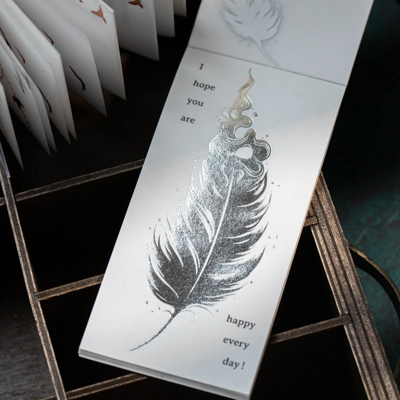 20pcs/lot Gold & Silver Foil Writable Decorative Paper, Elegant Foil Accents with Smooth Writing Surface