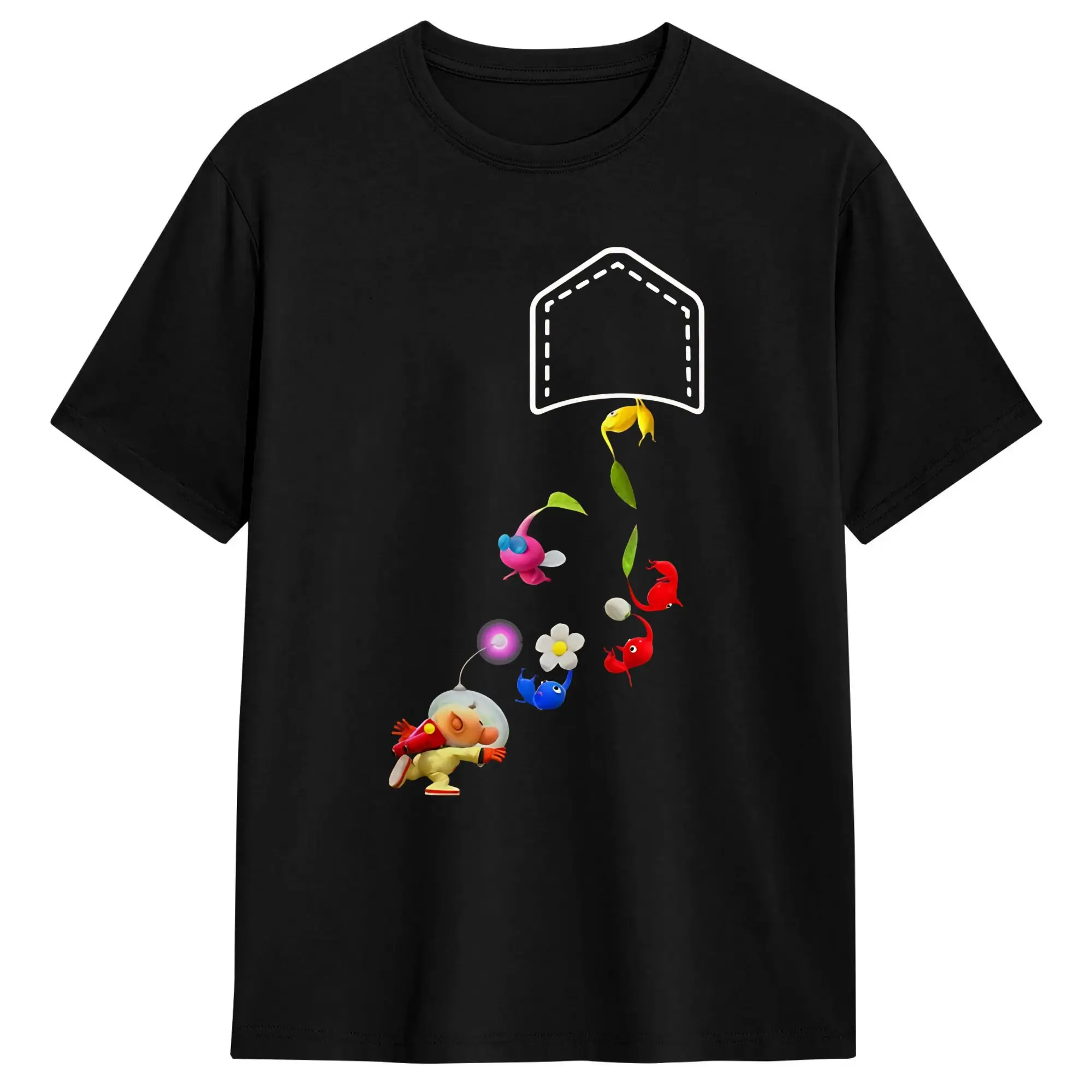 Too Toxic For You T Shirt Summer Pikmins Fashion T-Shirts 100% Cotton O-Neck Plus Size Top Tees Short Sleeve Streetwear Tops