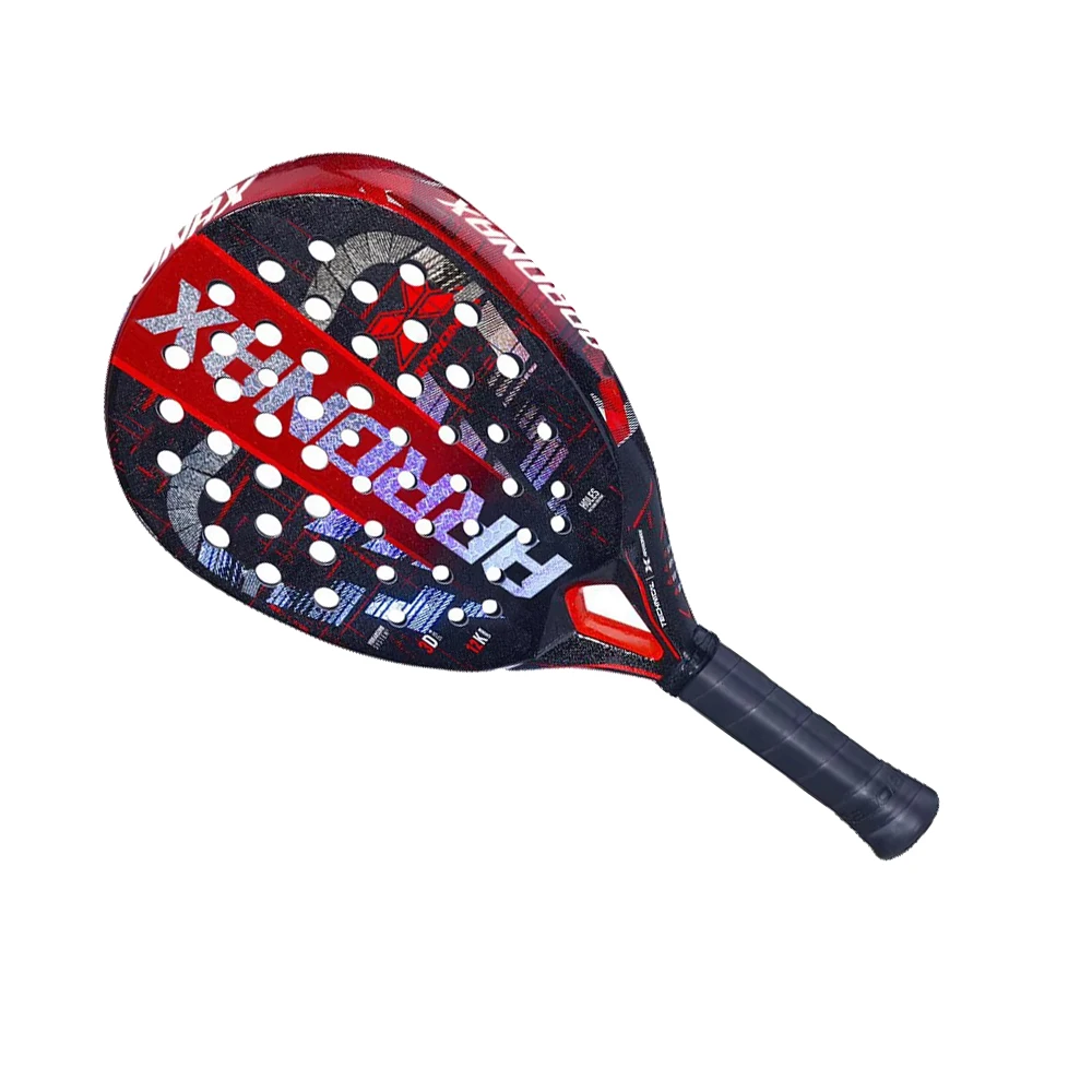 Professional Padel Tennis Racket, Soft Face, Carbon Fiber, Lightweight, Fashionable EVA Sports Equipment, High Quality