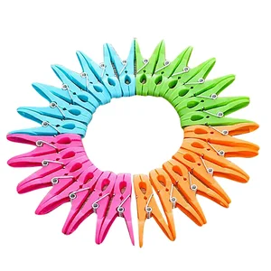 24pcs Plastic Laundry Clothes Pin Hanging Pegs Clips Clip Household Food Clip Clips Underwear Set Main Main Sales Preacher Clothing - №3