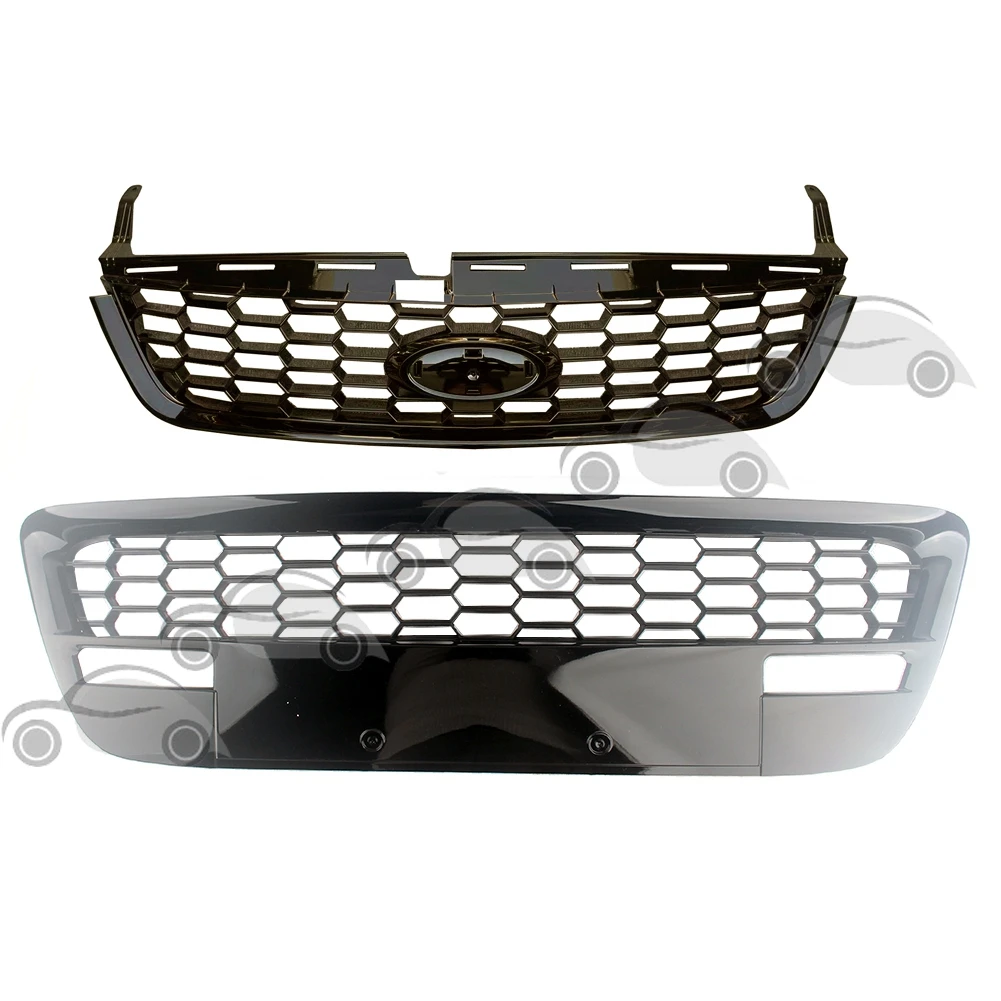 Front Racing Facelift Upper Lower Grilles Fit For Ford Mondeo 2007 2008 2009 2010