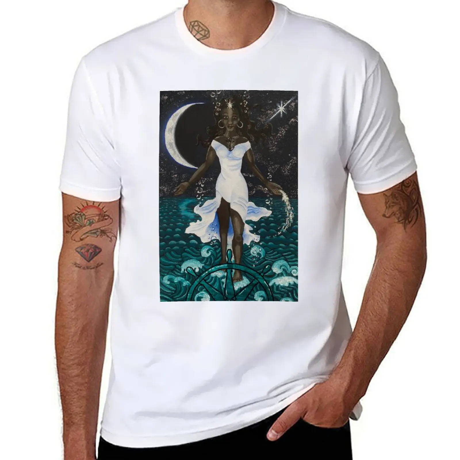

Iemanja Stella Maris T-Shirt man t shirt graphic printed t shirts for man T-Shirt