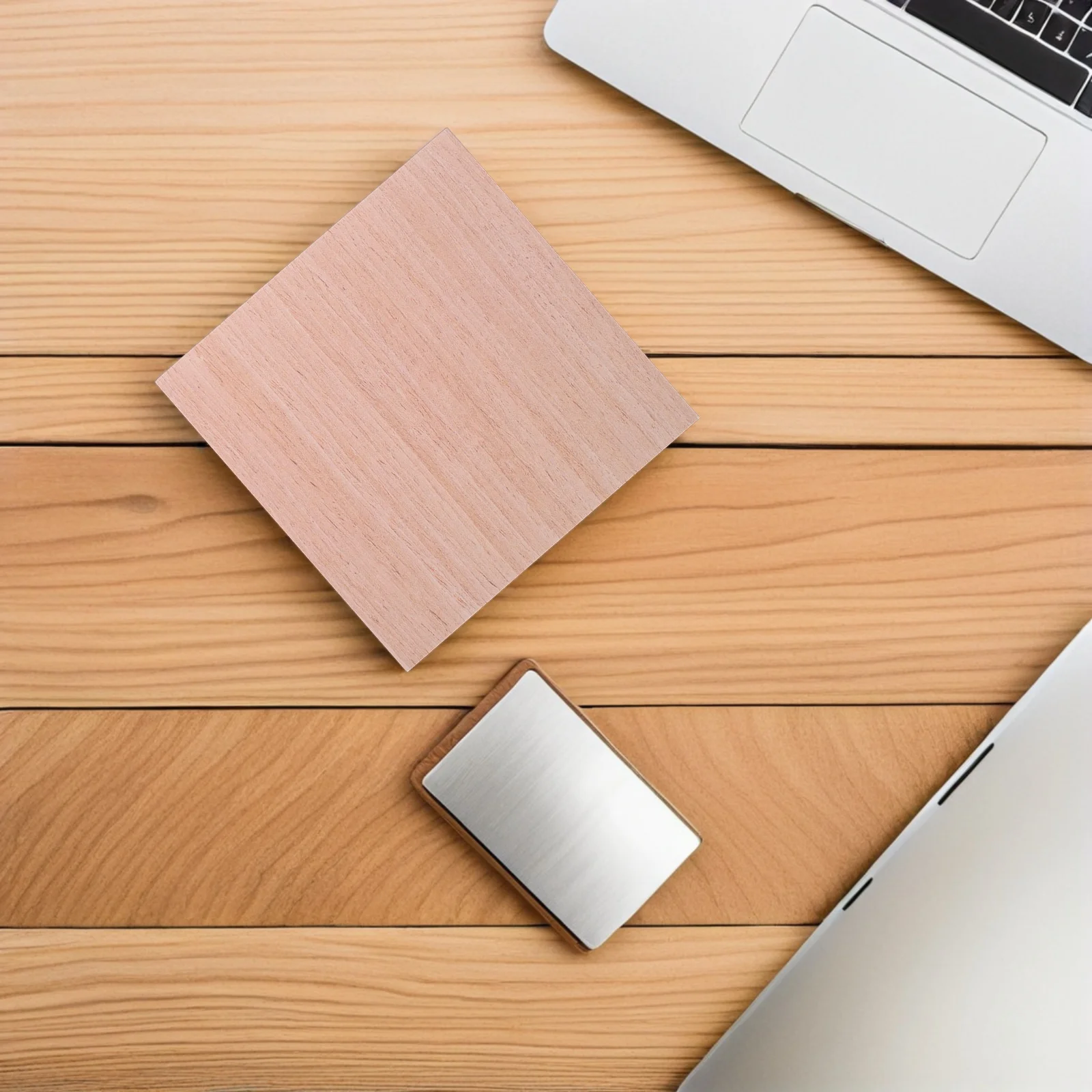 Grano di legno 100 fogli Blocco note autoadesivo Carta promemoria adesiva per l'organizzazione dello spazio di lavoro Superficie di scrittura a lunga durata Forte