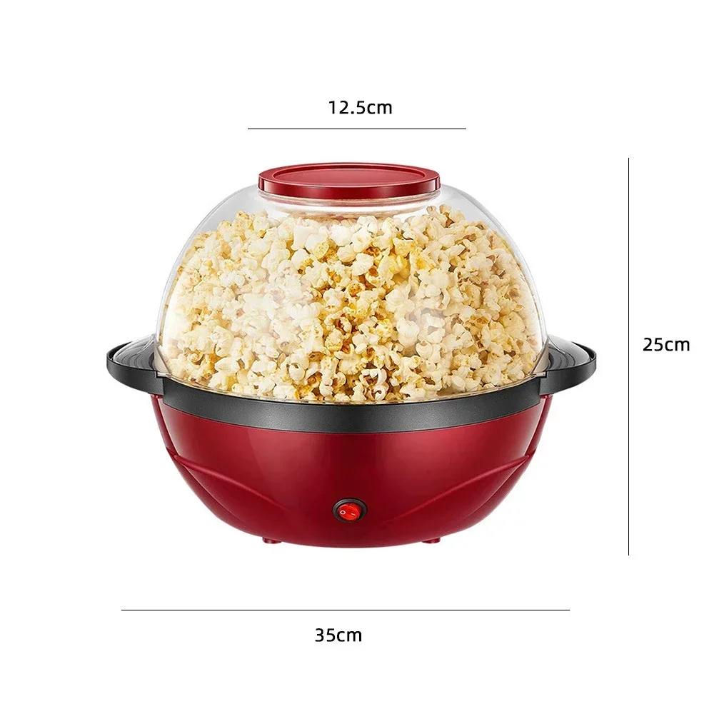 New Arrival 3.6L Small Electric Air Home Theater Popcorn Home Use Fully Automatic Popcorn Machine Nostalgia Mini Popcorn Machine