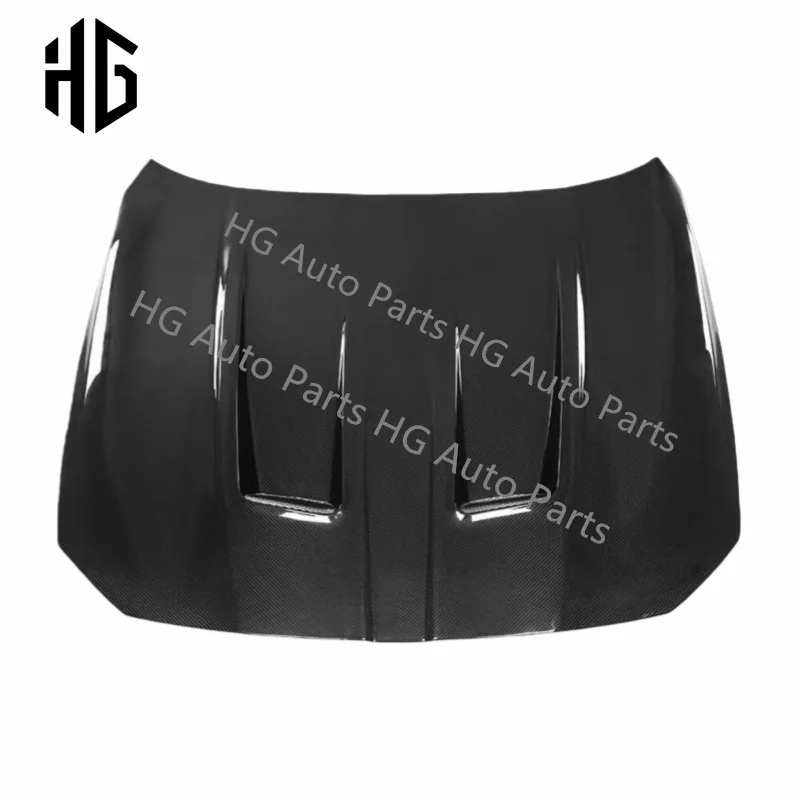 غطاء محرك السيارة من ألياف الكربون الجافة 3k خفيف الوزن عالي الجودة لسيارات BMW M3 M4 G80 G82 غطاء أمامي أسود لغطاء المحرك على طراز N #3