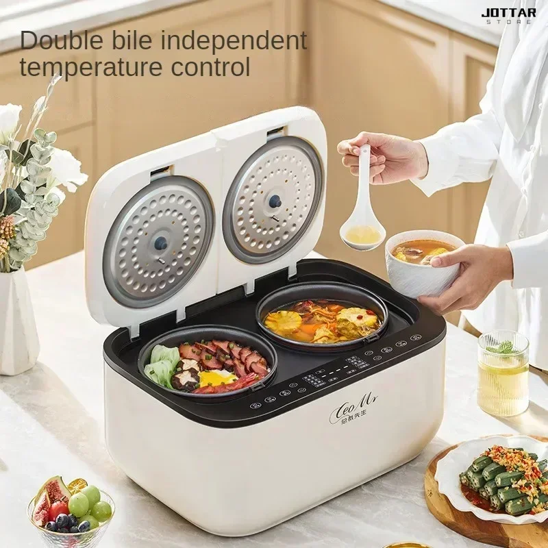 New household rice cooker. 5L. Touch screen. reservation function，For home use.   New style，Polymerized inner liner