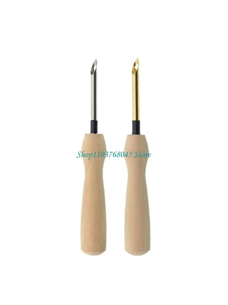 R53F Needle Needlework Yarn Sewing Needle Rug Hooking Tool Gadget for Mother Grandmother Relaxing Accessory