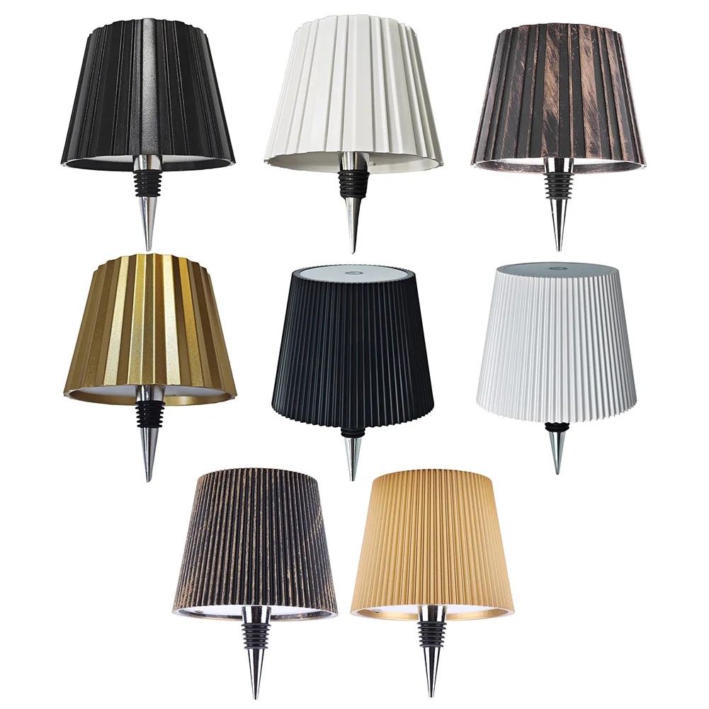 

Светодиодная настольная лампа с аккумулятором 2000 мАч, лампа для винных бутылок, сенсорное управление, портативная беспроводная настольная лампа для вечеринок, баров, ресторанов