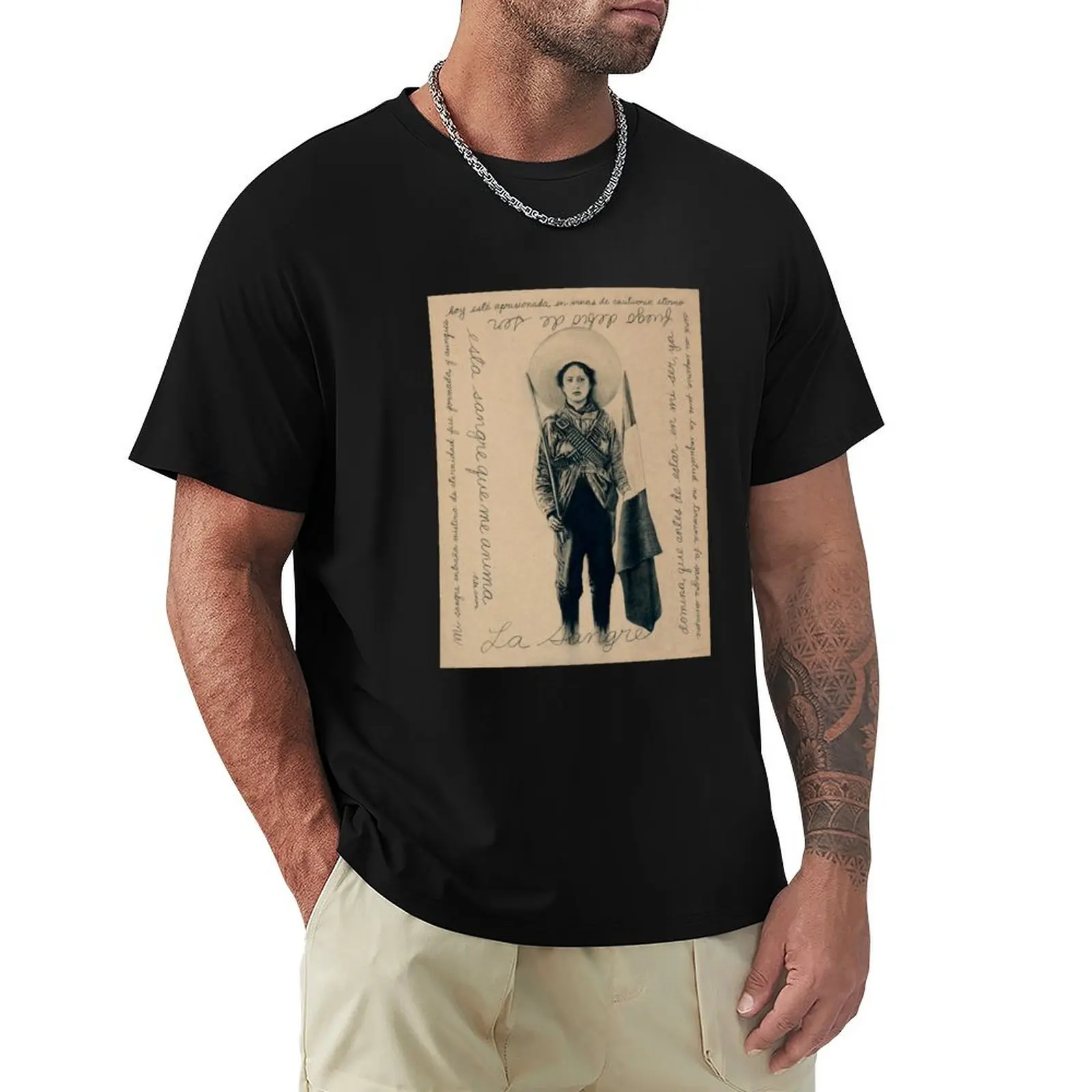 La Sangre T-Shirt Casual Street Style Short Sleeve Tee