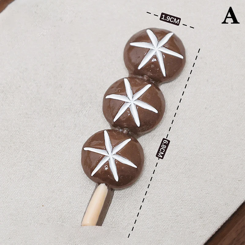 3D Barbecue Style Pen Stand Realistic 3D Food Design Nail Art Brush Holder with Pull Line Fun Decoration