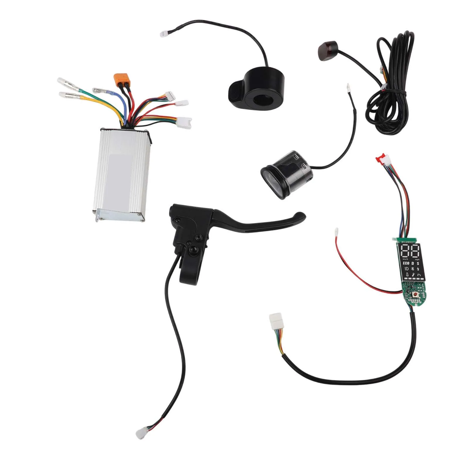 high-performance-36v-500w-electric-scooter-controller-dashboard-with-for-accelerator-and-tail-light-for-10-inch-models