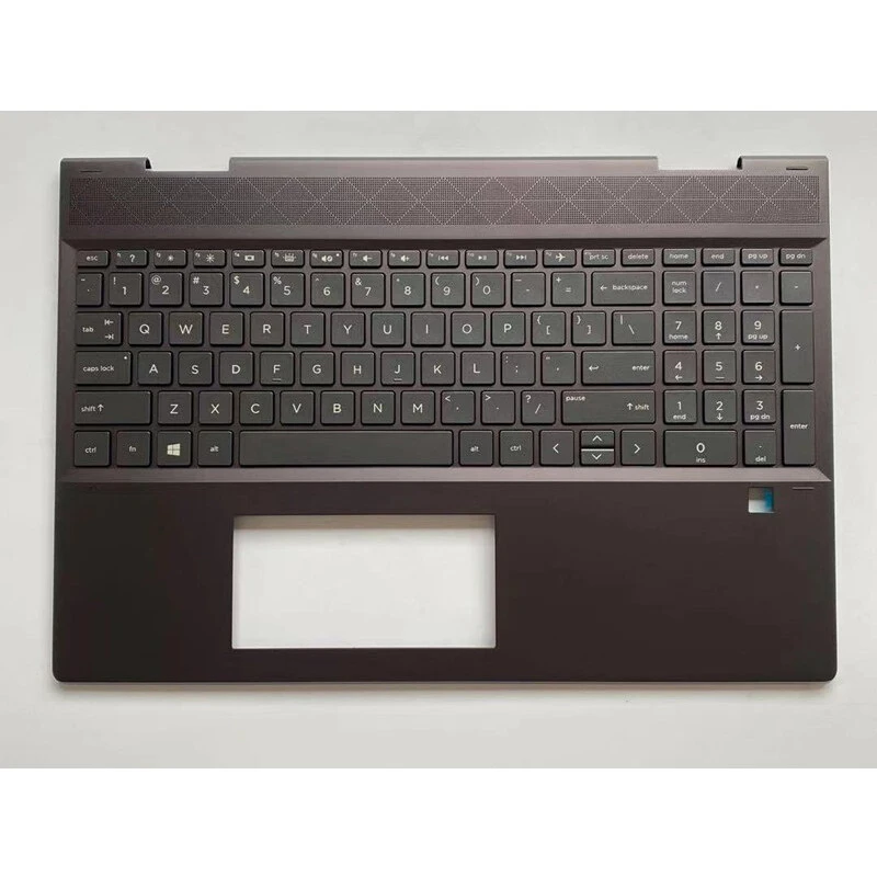 H For HP ENVY X360 15-DR 15-DS L53987-001 C Shell Palm Rest W/ Backlit Keyboard