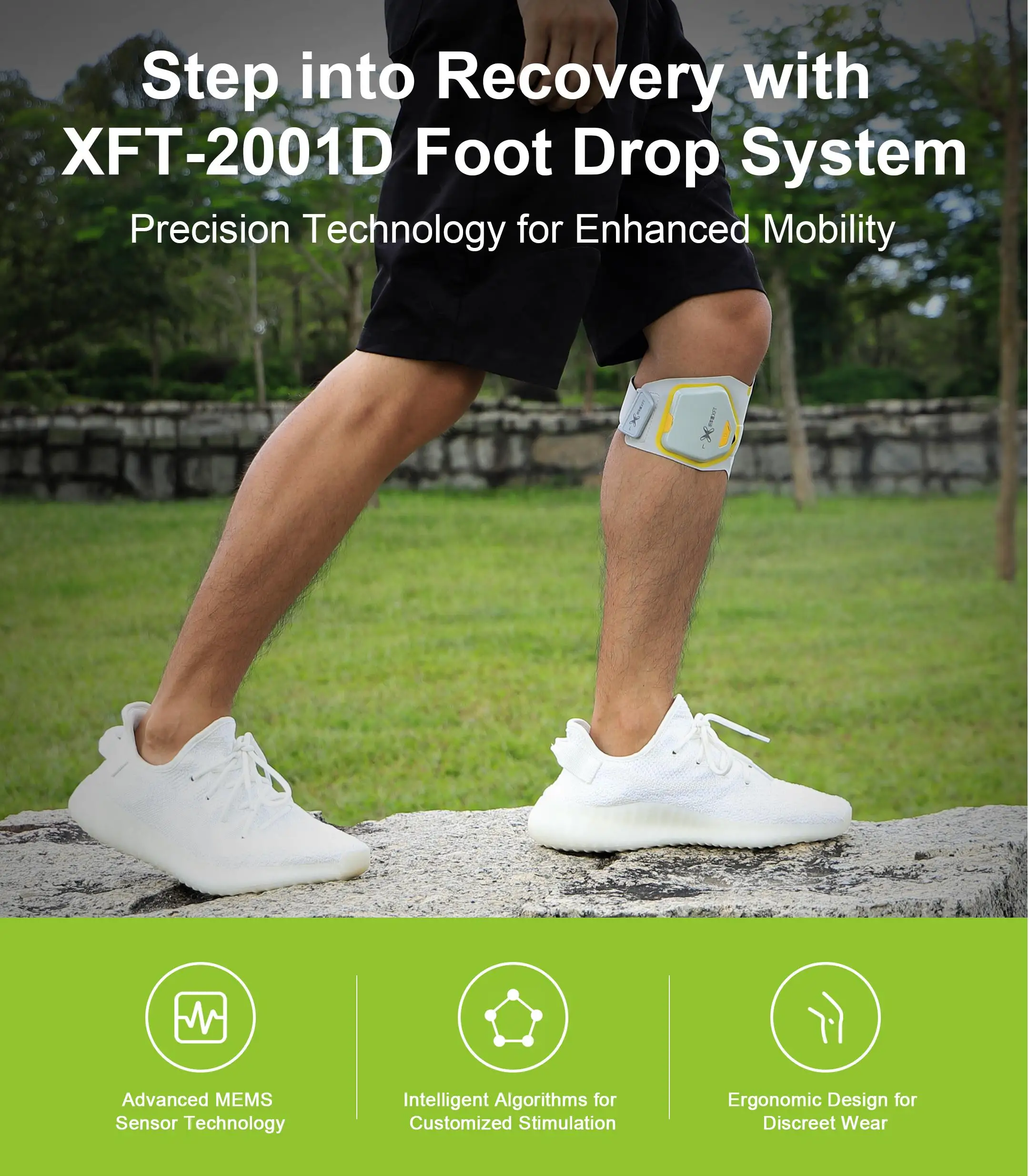 Portable Electric Foot Training Helper Practical Daily Walking Support Wellness Care Tool