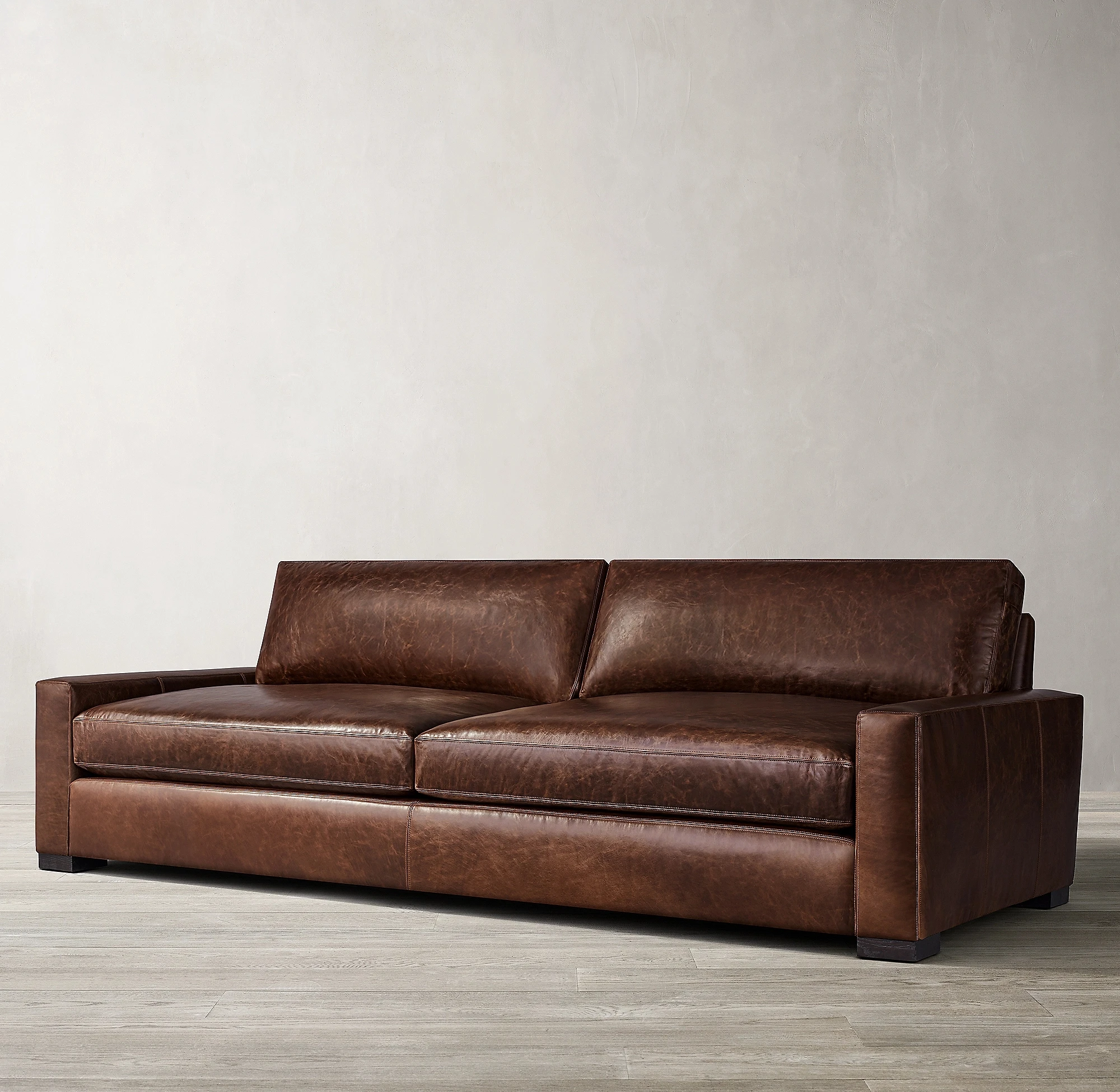 New luxury interior high-end modern living room leather sofa furniture