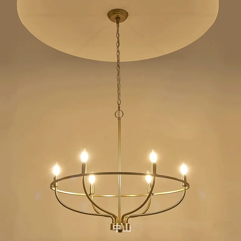 

Modern Iron Coffee Table Ceiling Chandelier Pendant Light Ring Light Decor for Living Room Dining Room Home Iron