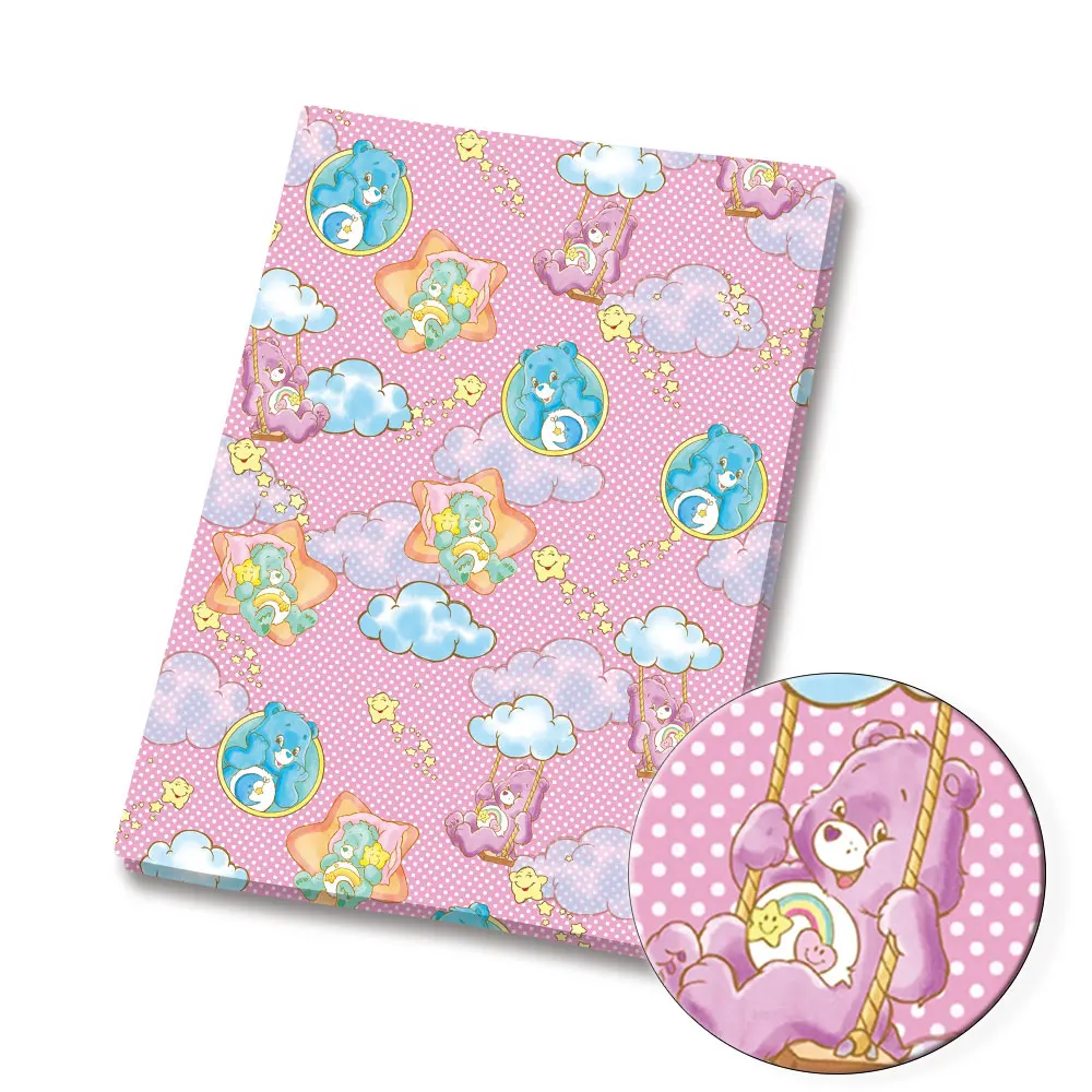 140x50CM Cartoon fabric DIY Care bears Cartoon Polyester/100Cotton/satin Fabric Patchwork Tissue Kid Sewing Doll Curtain44623 - view 4