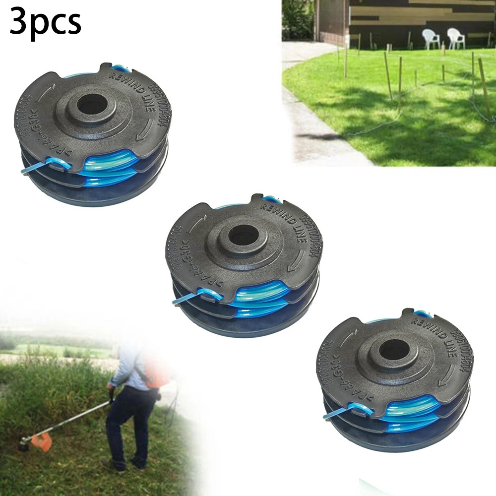 New Parts Line Spools 3PCS Accessory Auto Feed Dual Line For Craftsman # 71-99006 Lawnmower Replace Replacement