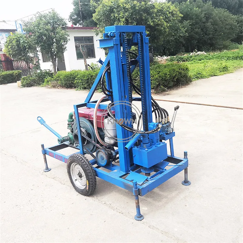 Electrical New Designed Land Drilling Rigs Water Well Drilling Machine Mini Core Hydraulic Engine Ground Dig Hole Machine