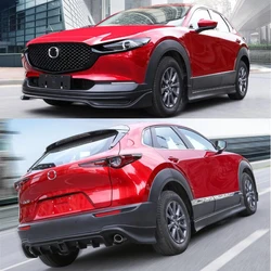 CEYUSOT FOR 2020 Mazda CX-30 Car Surrounded By Body Kit ABS Bumper Front Lip Back Lip Side Lip Separator New CX30 Accessories