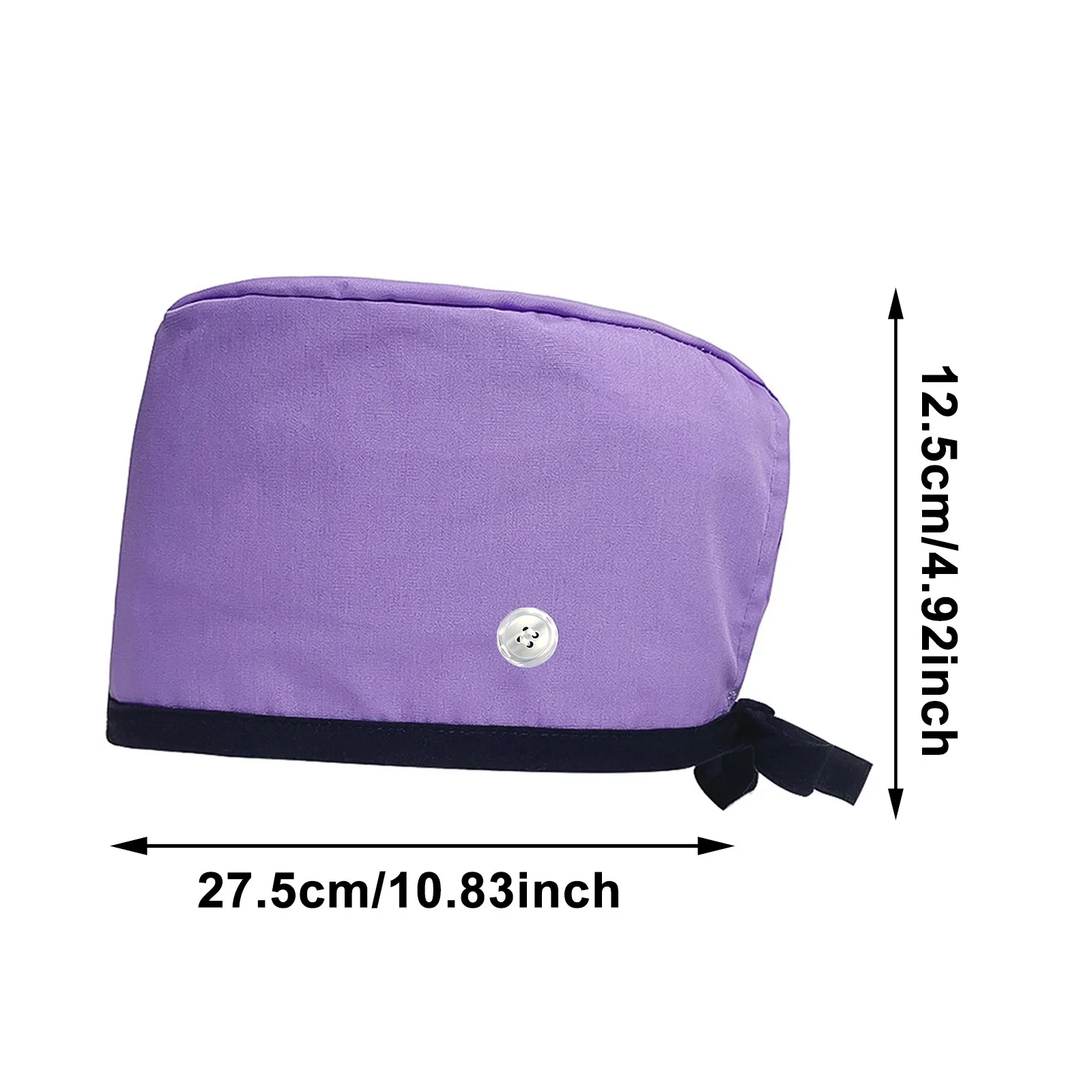 Clássico simples sólido boné cirúrgico feminino longo cabelo bandana boné dentista clínica dentária lenço masculino botão ajustável enfermeira boné