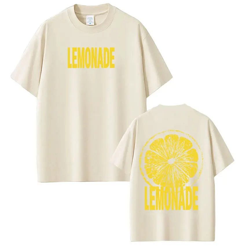 لويس توملينسون جولة عصير الليمون 2026 ميرش خمر تي شيرت الرجال الصيف موضة تي شيرت المتضخم القطن الجمالية العصرية تي شيرت
