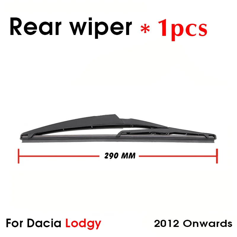 BEMOST Car Rear Windshield Wiper Arm Blade Brushes For Dacia Lodgy 290mm Windscreen Auto Styling 2012 Onwards