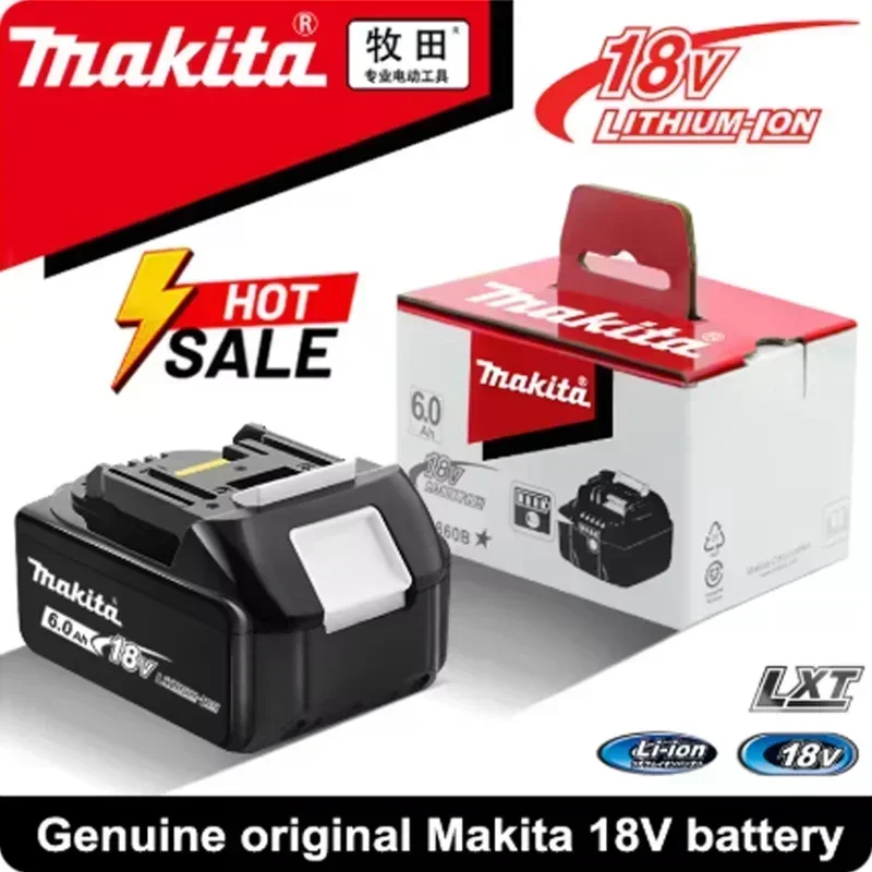 

100% Genuine 18V Makita 6Ah/5Ah for Makita Battery BL1840 BL1830B BL1850B BL1850 BL1860 BL1815 Replacement Lithium Batte
