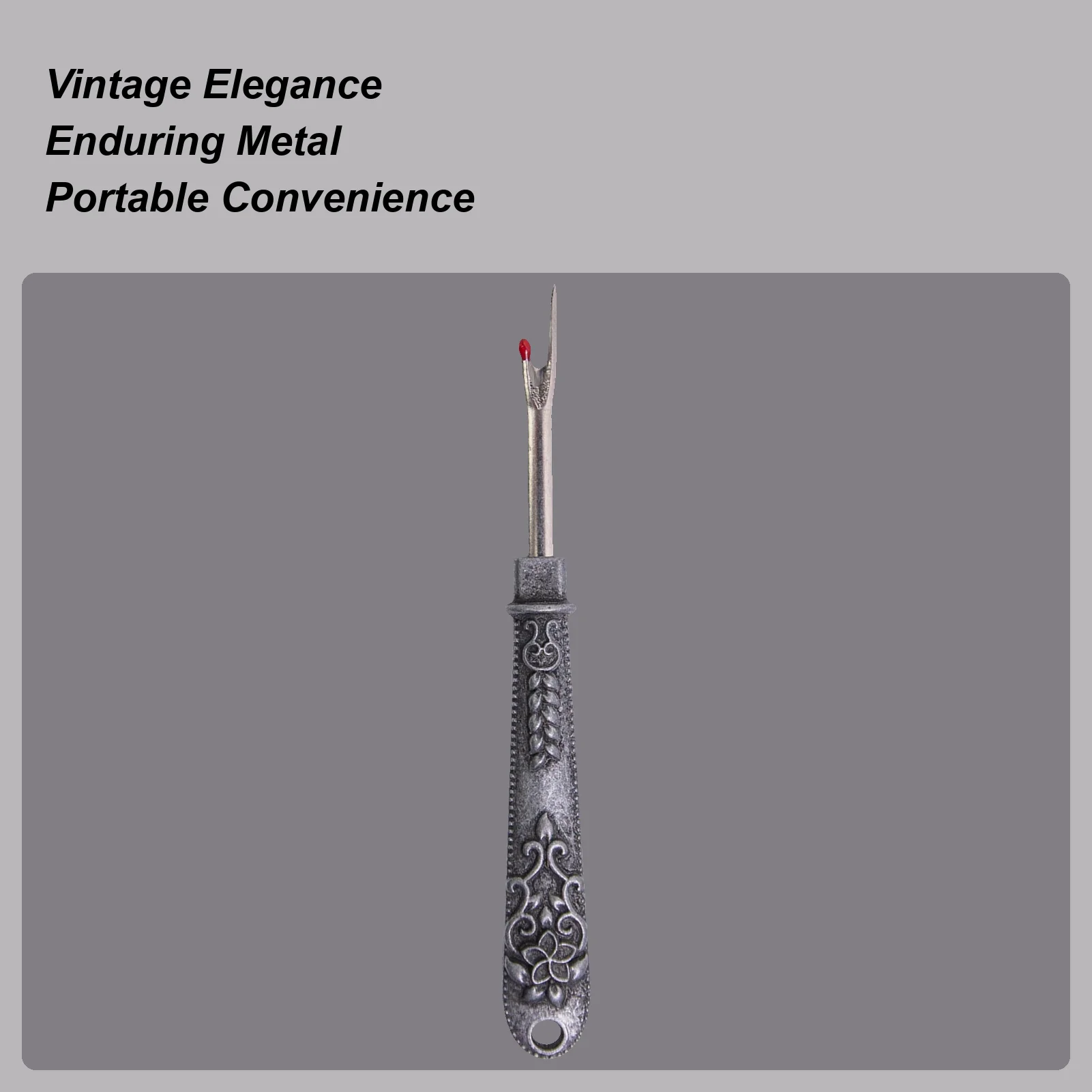 1pc Vintage Embroidery Seam Ripper, Handheld Thread Cutter For Sewing & Cross Stitchs Needlework Sewing Seam Ripper