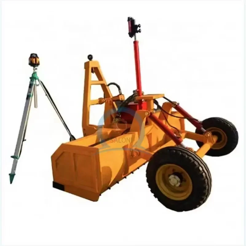 Hot Sale Dry Land Reclamation Soil Scraping Tractor Type Satellite Grader Laser Land Scraper