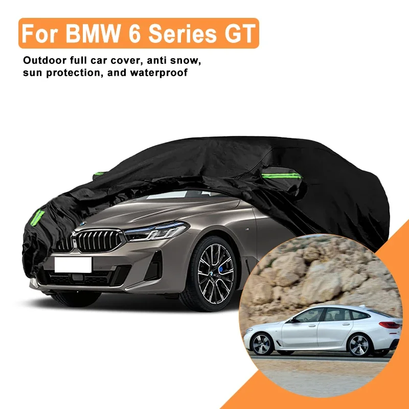 

Full Car Cover for BMW 6 Series GT Outdoor Use - Waterproof Snowproof Sunshade, Winter & Summer Auto Protection Accessories