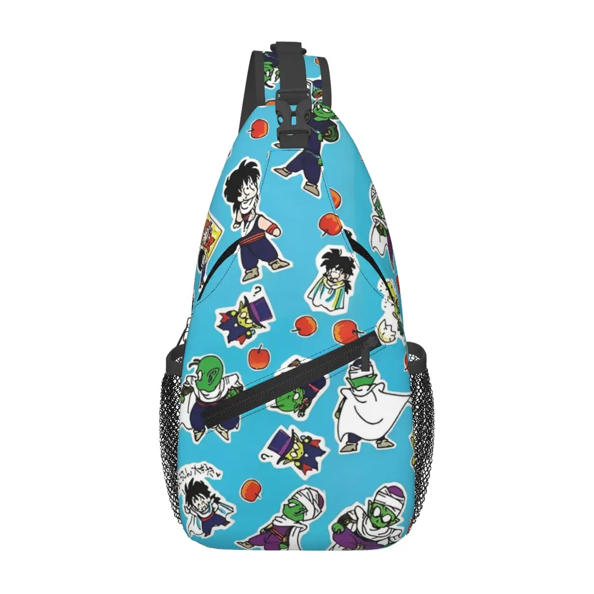 

Piccolo Gohan Megumi Usami Sling Bag Chest Crossbody Shoulder Sling Backpack Outdoor Hiking Daypacks Dragon Ball Printed Satchel